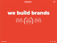 Tablet Screenshot of brandhaus.com